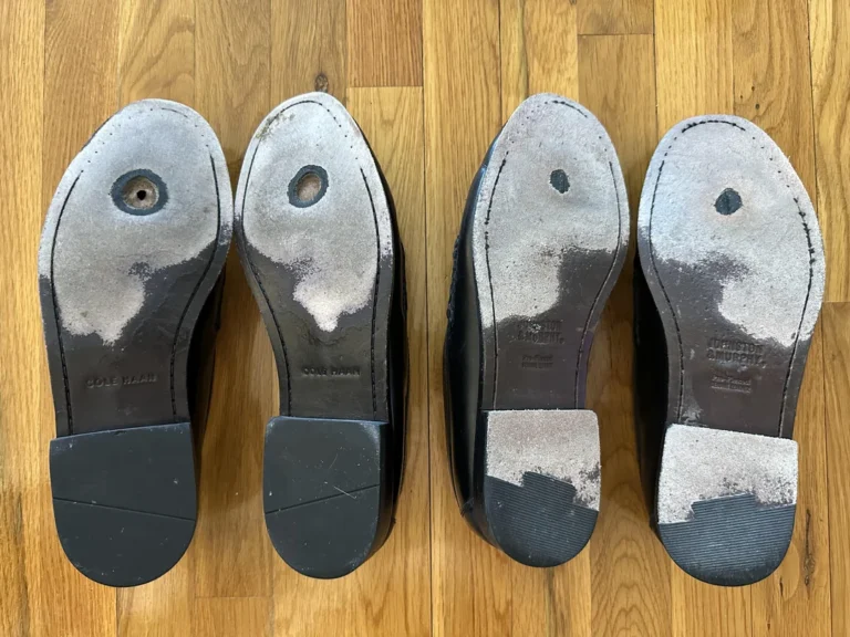 Worn Shoe Soles - Replace Them Before Grip Disappears